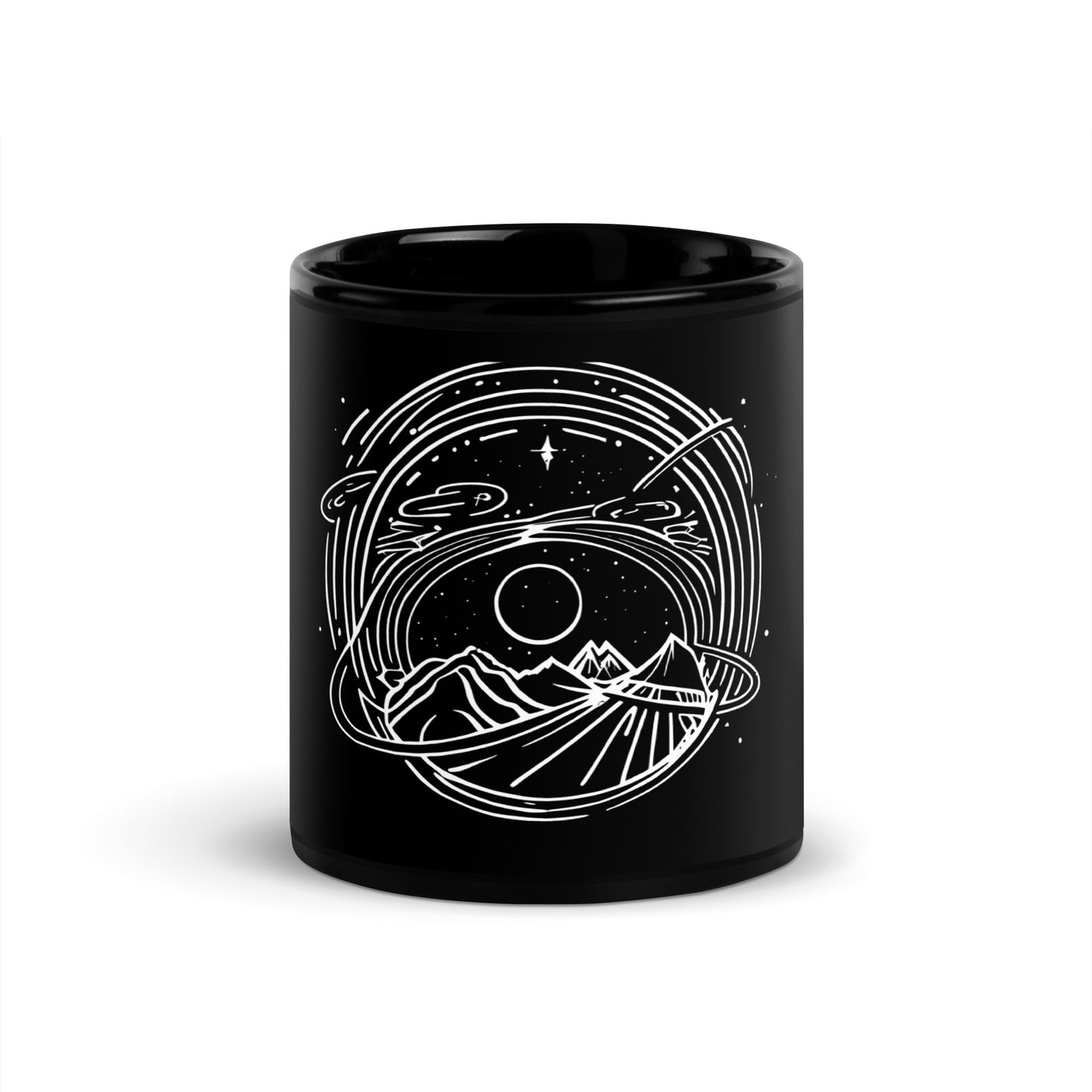 Black Glossy Mug