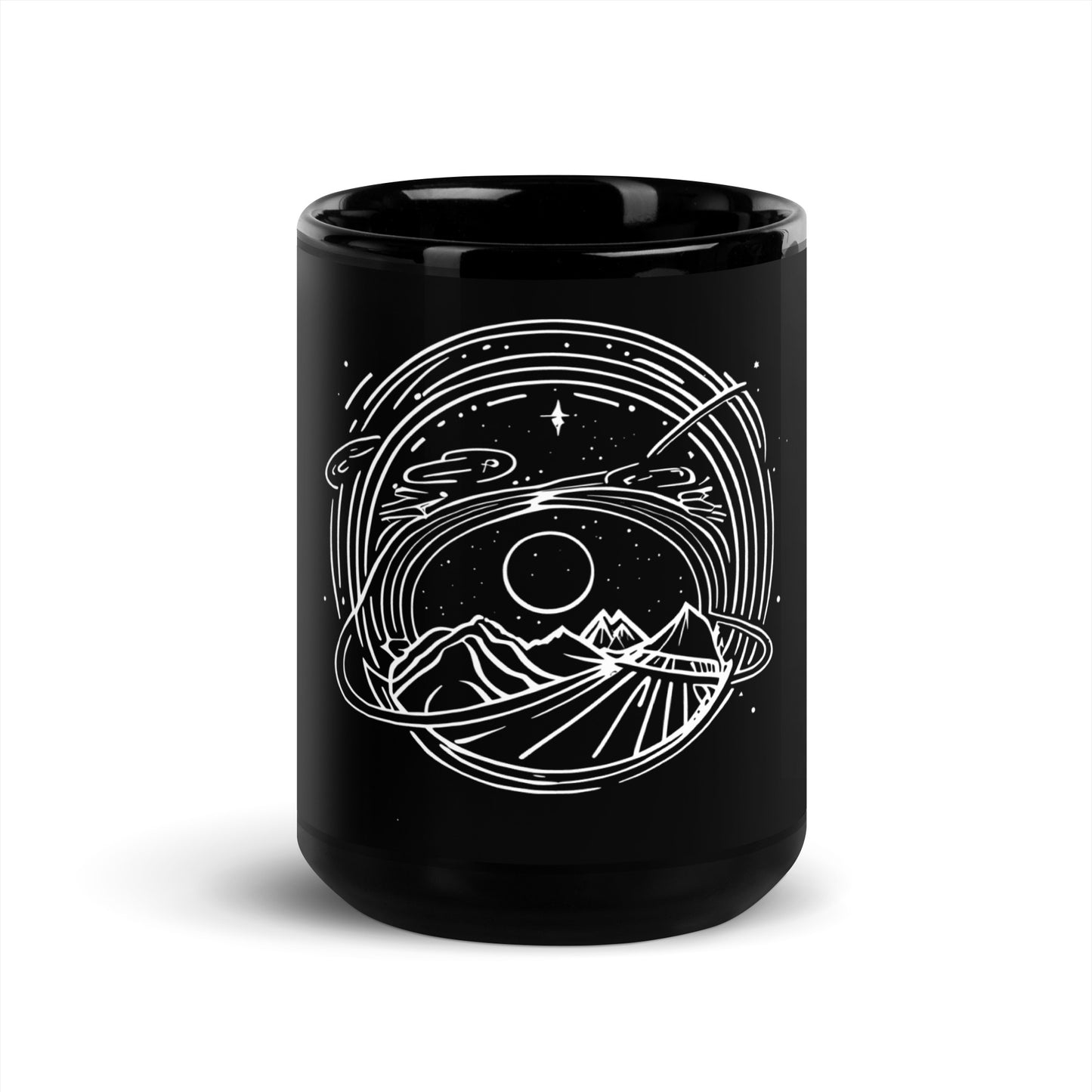 Black Glossy Mug