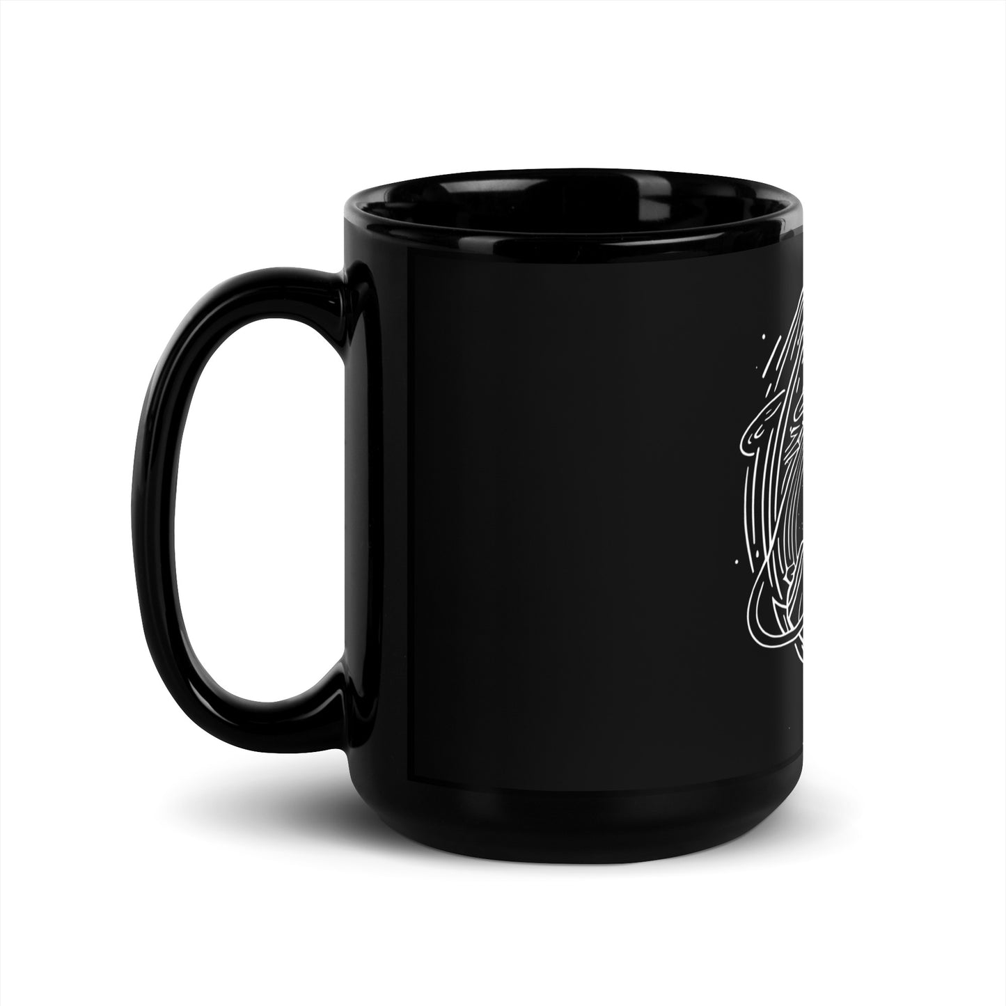 Black Glossy Mug